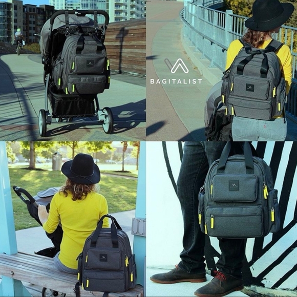 NEW Baby Diaper Bag Backpack Durable Waterproof insulated pockets Changing Pad - Picture 3 of 15